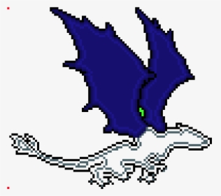 Dragon Wings - Blue Dragon Pixel Art, HD Png Download, Free Download