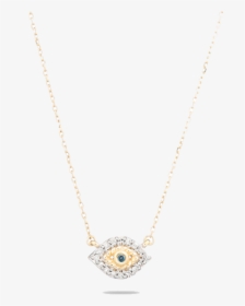 Super Tiny Pavé Evil Eye Necklace"  Class= - Pendant, HD Png Download, Free Download