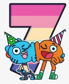 “happy Birthday Gumball  ” - Birthday Of Gumball And Darwin, HD Png Download, Free Download