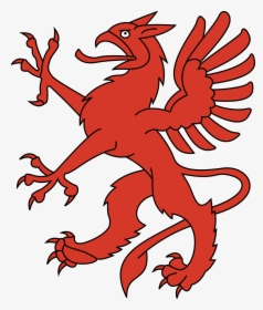 Animal Red Creature Free Picture - Coat Of Arms Dragon Symbol, HD Png Download, Free Download