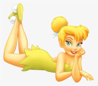 Tinker Bell 6 - Tinker Bell Laying Down, HD Png Download, Free Download