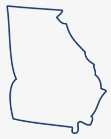 Georgia State Outline Png - Drawing, Transparent Png, Free Download