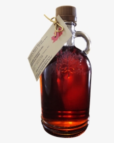 Maple Syrup, Round Glass Bottle 500ml - Glass Bottle, HD Png Download, Free Download