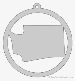 Washington State Outline Png - Circle, Transparent Png, Free Download