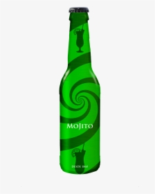 Juice Bottle Mockup - Beer Bottle, HD Png Download, Free Download