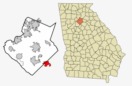 Best Places To Live In Loganville , Georgia - Dahlonega Ga On Map, HD Png Download, Free Download