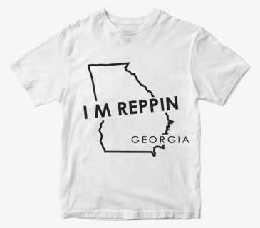 Georgia State Outline T-shirt - Remeras De Stranger Things, HD Png Download, Free Download