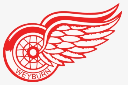 Red Wing Logo Png - Detroit Red Wings Logo Black And White, Transparent Png, Free Download