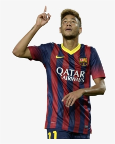 Barcelona Neymar Png - Neymar Png Barcelona, Transparent Png, Free Download