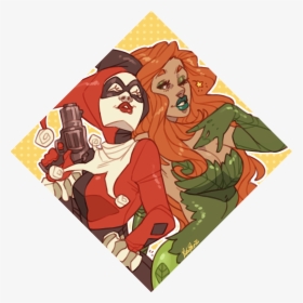 Image Of Harley & Poison Ivy - Cartoon, HD Png Download, Free Download