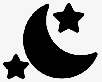 Moon And Stars - Crescent, HD Png Download, Free Download
