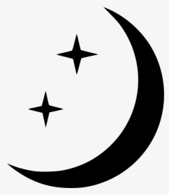 Moon And Stars - Moon And Stars Svg, HD Png Download, Free Download