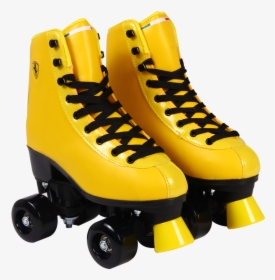 Ferrari Yellow Classic Roller Skates - Yellow Roller Skates, HD Png Download, Free Download