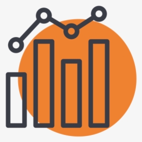 Icon Data Analytics Orange - Illustration, HD Png Download, Free Download