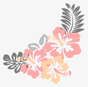Hibiscus Flower Clip Art - Hawaiian Flower Clipart, HD Png Download, Free Download