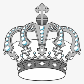 King Silver Crown Png , Png Download - Royalty Free Crown Drawing, Transparent Png, Free Download