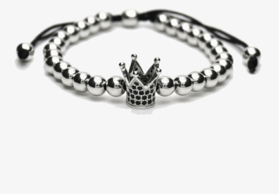 Road To Man Bracelets Bead Crown Bracelet - Men Beaded Bracelets Gold, HD Png Download, Free Download