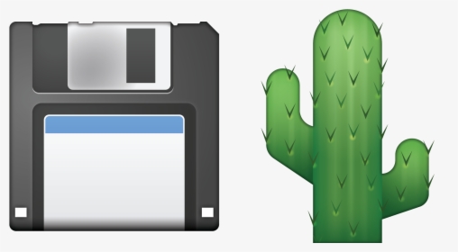 Disk Cactus Picture Free Stock - Emoji Kaktus, HD Png Download, Free Download