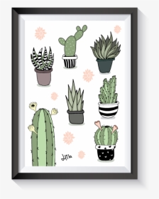 Clip Art Pretty Cactus - Illustration, HD Png Download, Free Download