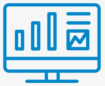 Investments Analytics Icon, Laptop With Charts - Icon, HD Png Download, Free Download