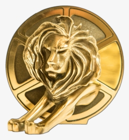 Cannian Lions - Gold Lion Cannes Png, Transparent Png, Free Download