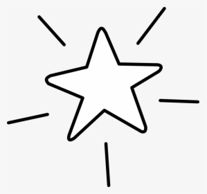 Star, Favorite, Shine, Bookmark - Shining Star Clipart Black And White, HD Png Download, Free Download