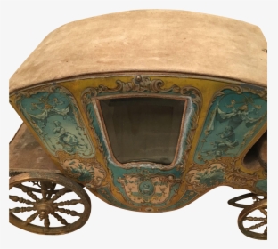 Pretty Antique French Cinderella Coach - Cart, HD Png Download, Free Download