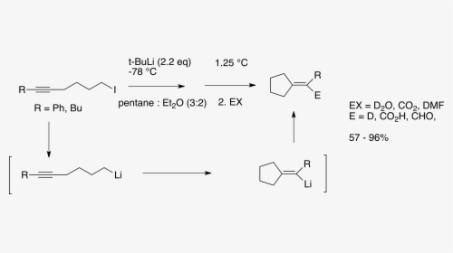 A Sample Stereoselective Intramolecular Carbolithiation - Carbolithiation, HD Png Download, Free Download