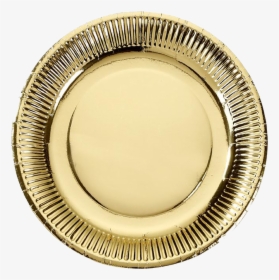 Shiny Gold Paper Plates, HD Png Download, Free Download