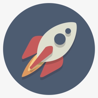 Circle Icons Rocket - Spaceship Icon, HD Png Download, Free Download