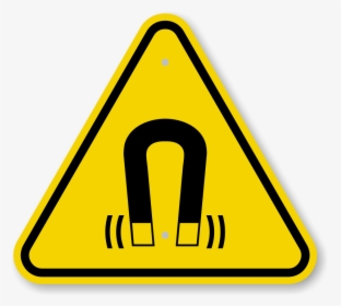 Iso Strong Magnetic Field Warning Symbol Sign Ships - Explosion Hazard Safety Symbol, HD Png Download, Free Download