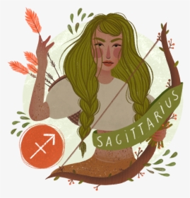 Sagittarius Illustration, HD Png Download, Free Download
