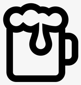 Beer Icon Black And White, HD Png Download, Free Download