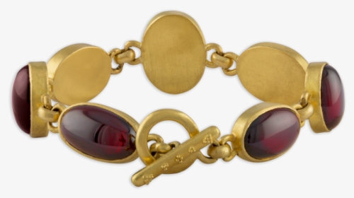 Garnet Cabochon Bracelet - Bracelet, HD Png Download, Free Download