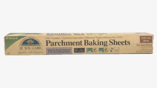 If You Care Parchment Paper Baking Sheets 24 Sheets"   - Tan, HD Png Download, Free Download