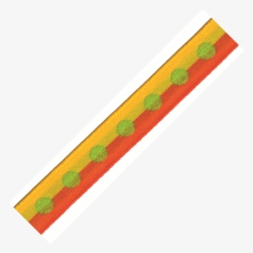 Orange/yellow With Lime Dots Woven Dot Ribbon, 3/8 - Orange, HD Png Download, Free Download