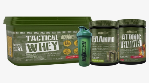 Tactical Whey Eaammo Atomic Bomb Free Shaker - Fruit, HD Png Download, Free Download