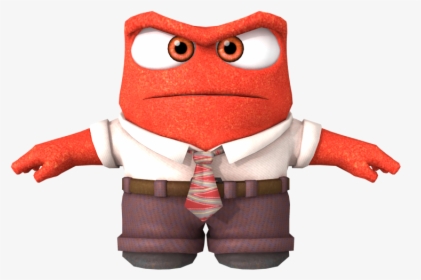 Inside Out Anger Png - Angry Inside Out Character, Transparent Png, Free Download