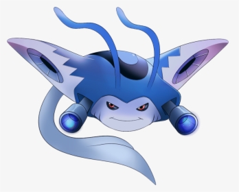 Pokemon Shiny Mega Mantine Is A Fictional Character - Shiny Mantine Mega, HD Png Download, Free Download