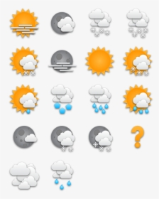 Tick Weather Icons - Weather Icons Pack Png, Transparent Png, Free Download
