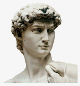 #david #roma #roman #davidmichelangelo - David Statue Head Png, Transparent Png, Free Download