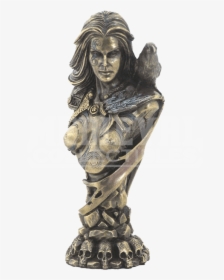 Celtic Goddess Morrigan Bust , Png Download - Celtic Goddess Morrigan Statue, Transparent Png, Free Download