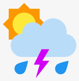 Stormy Weather Icon - Icon, HD Png Download, Free Download