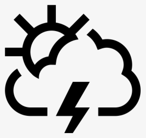 Stormy Weather Icon, HD Png Download, Free Download