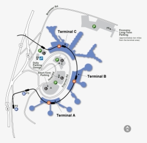 Terminal B Newark Airport Map, HD Png Download, Free Download