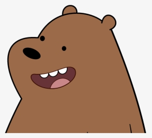Transparent Default Avatar Png - We Bare Bears Grizz Drawing, Png Download, Free Download