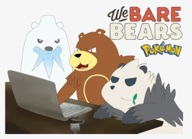 Pokemon We Bare Bears , Png Download - Pokemon We Bare Bears, Transparent Png, Free Download
