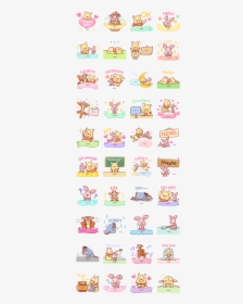 Winnie The Pooh Custom Stickers Line Sticker Gif & - くま の プー さん カスタム スタンプ, HD Png Download, Free Download