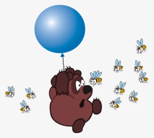 37572 - Pooh Bees, HD Png Download, Free Download