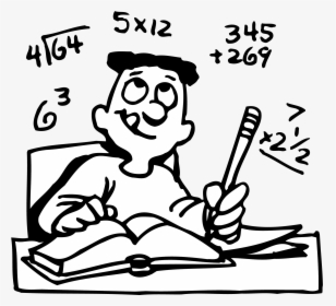 Math Png Black And White - Math Clipart Black And White, Transparent Png, Free Download
